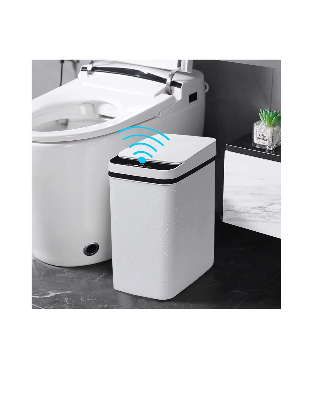Bathroom Smart Touchless Trash Can